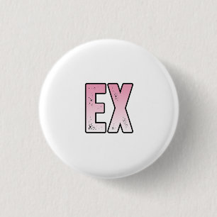 ex wife ex husband 1 inch round button