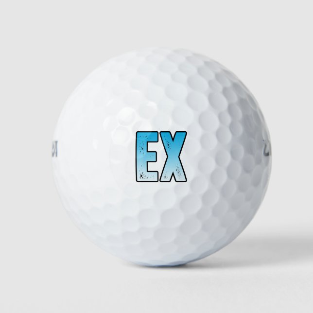 ex wife ex husband golf balls (Front)