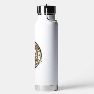 Exam Burnout Academic Cat Exam Burnout Academic Ca Water Bottle
