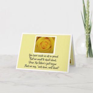 Exam congratulations card