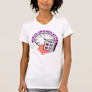 Exam Officer NINJA INVIGILATOR Teacher T-Shirt
