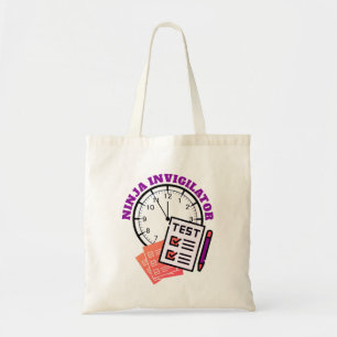 Exam Officer NINJA INVIGILATOR Teacher Tote Bag