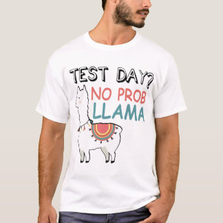 examinez les T-shirts de lama de prob de jour