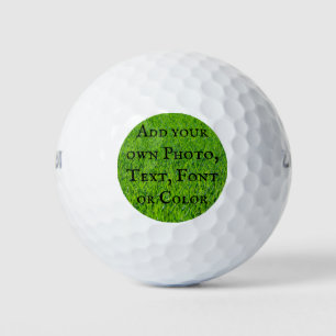 Example:  Add you own Photo and Text etc. Golf Balls
