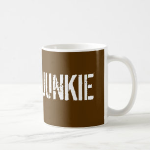EXAMPLE: ONLY COLOR / dark brown + your text Coffee Mug