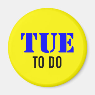 EXAMPLE: ONLY COLOR / lemon + your text Magnet