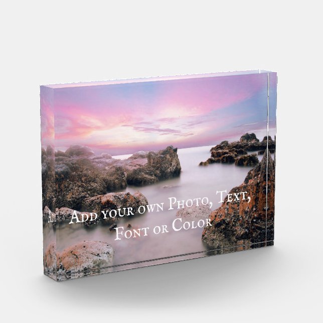 Example: Personilise by adding your own image etc. Photo Block (Left)