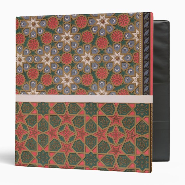 Examples of ceiling decorations, from 'Arab Art as Binder (Front/Inside)
