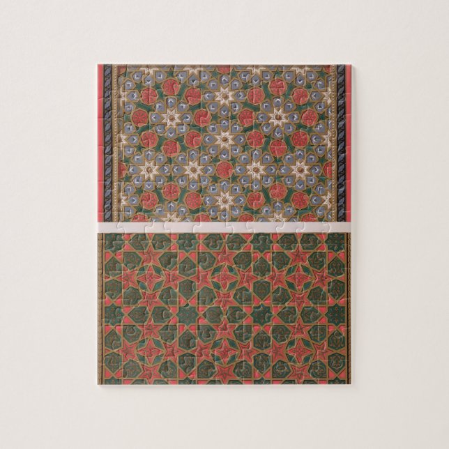 Examples of ceiling decorations, from 'Arab Art as Jigsaw Puzzle (Vertical)