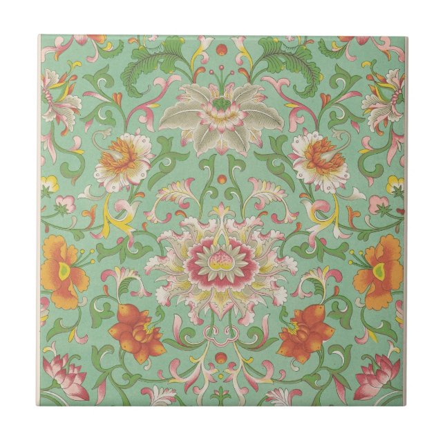 Examples of Chinese Ornament Pl. 67 by Owen Jones Tile (Front)