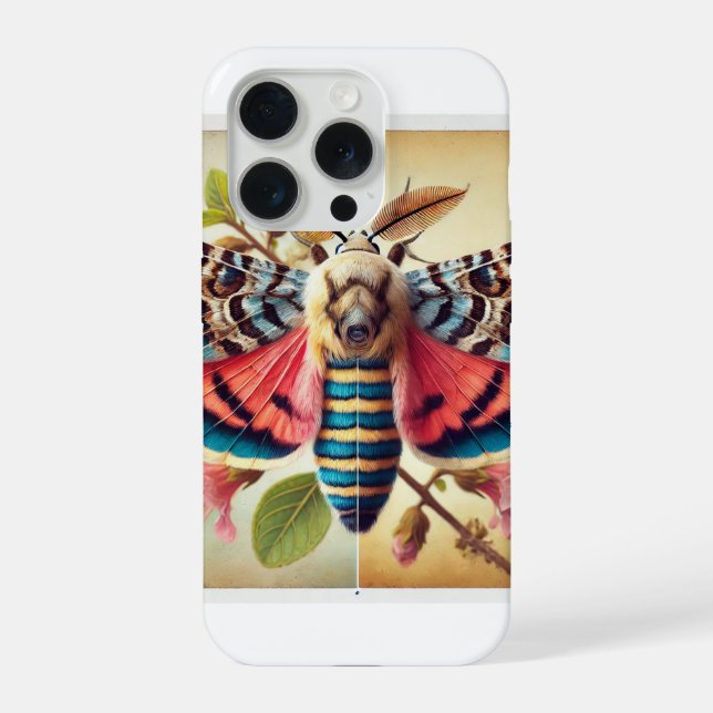 Exapate Moth 080824IREF221 - Watercolor iPhone Case (Back)