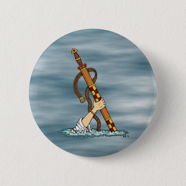 Excalibur 2 Inch Round Button (Front)