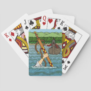 Excalibur and Arthur Playing Cards