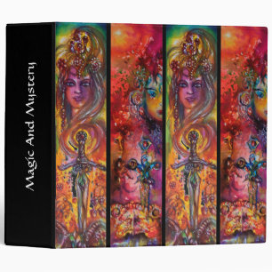 EXCALIBUR AND DURENDAL Magic Swords Watercolor Binder