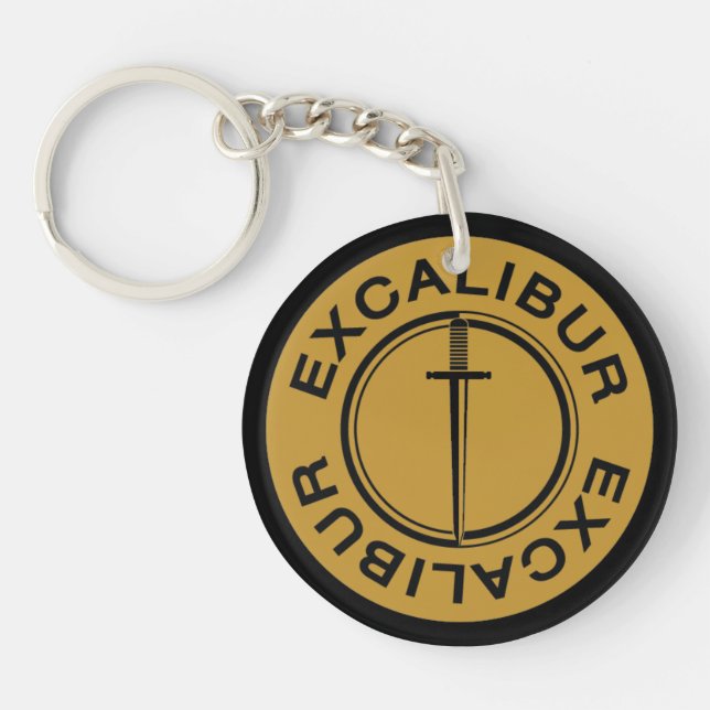 Excalibur Classic Logo Keychain (Front)