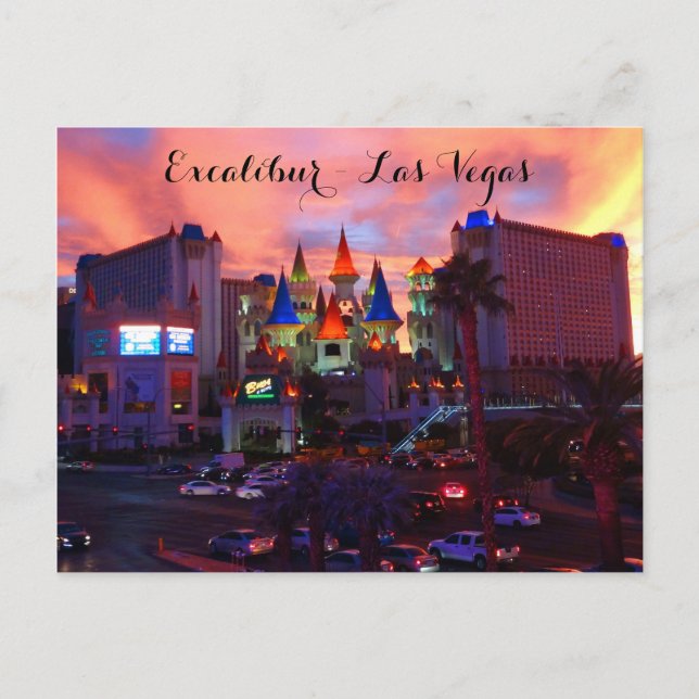 Excalibur Hotel #4-3 Carte postale (Devant)