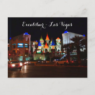 Excalibur Hotel #5 Postcard