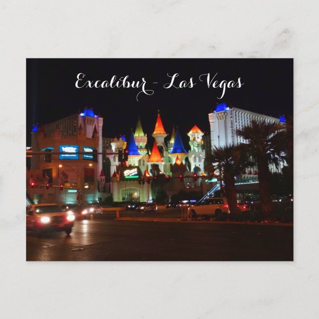 Excalibur Hotel #5 Postcard (Front)