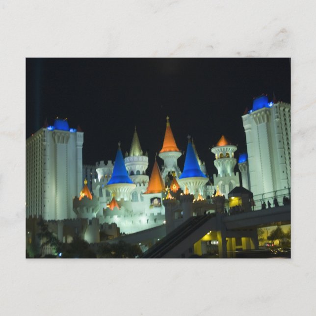 Excalibur Las Vegas Photo Postcards (Front)