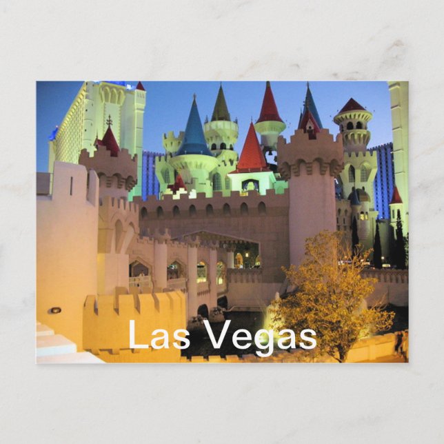 Excalibur Las Vegas postcard (Front)