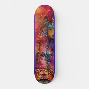 EXCALIBUR Magic Sword  Arthurian Legends Fantasy Skateboard