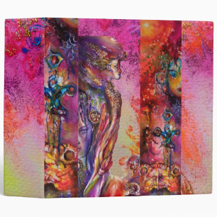 EXCALIBUR Magic Sword Arthurian Legends Watercolor Binder