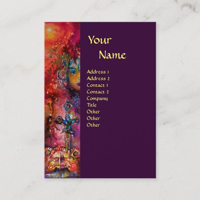 EXCALIBUR Monogram Business Card (Front)