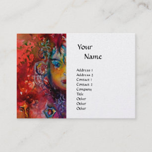 EXCALIBUR monogram metallic platinum Business Card