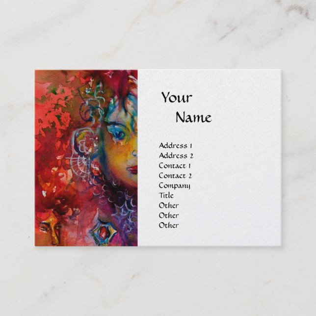 EXCALIBUR monogram metallic platinum Business Card (Front)