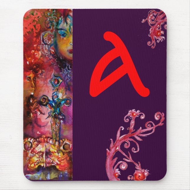 EXCALIBUR MONOGRAM MOUSE PAD (Front)