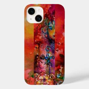 EXCALIBUR /QUEEN OF MAGIC SWORD Red Yellow Fantasy Case-Mate iPhone 14 Case