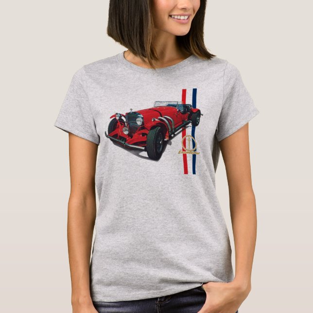 Excalibur Series SSK Red Roadster womens T-Shirt (Front)