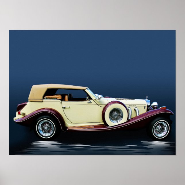 Excalibur Vintage Vehicle Poster (Front)