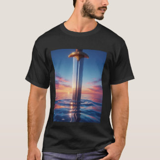 Excalibur's Reflection - Fantasy Sword at Sunset A T-Shirt