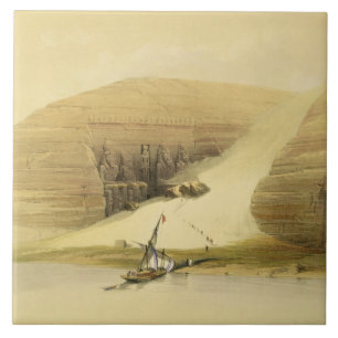 Excavated Temple of Abu Simbel, from "Egypt and Nu Tile
