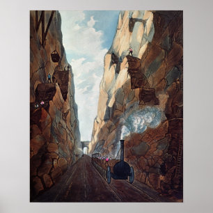 Excavation of Olive Mount, Miles from Poster