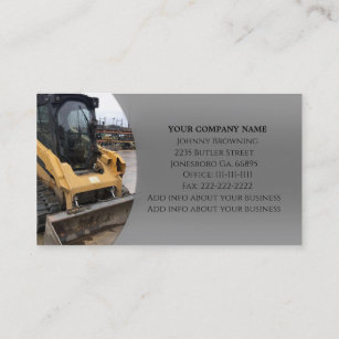 Excavation Service Business Card