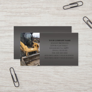 Excavation Service Business Card