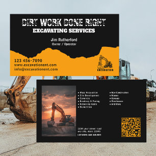 Excavation Services Business Card