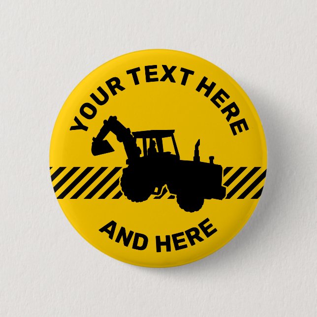 Excavator 2 Inch Round Button (Front)