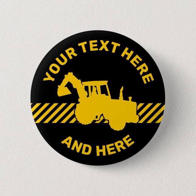 Excavator 2 Inch Round Button (Front)