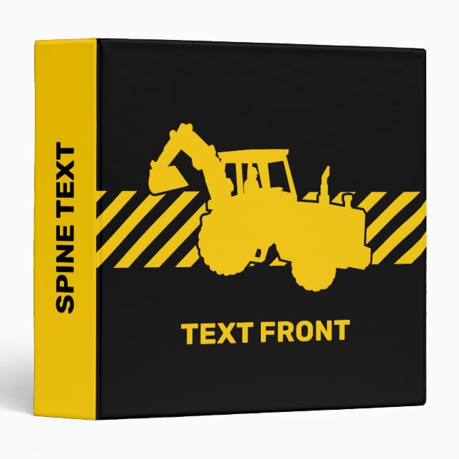 Excavator Binder (Front/Spine)