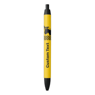 Excavator Blue Ink Pen