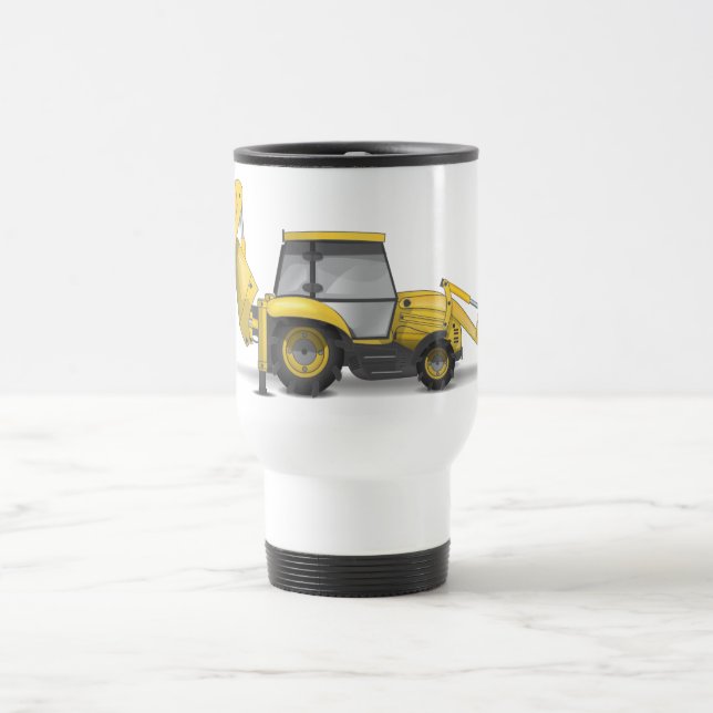 Excavator Digger Travel Mug (Center)