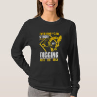 Excavator Digging Construction Worker Building Sit