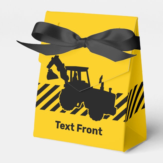 Excavator Favor Box (Front Side)
