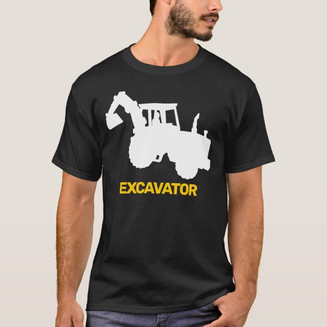 Excavator Icon T-Shirt (Front)