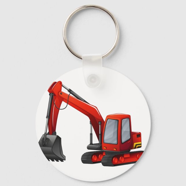 Excavator Keychain (Front)