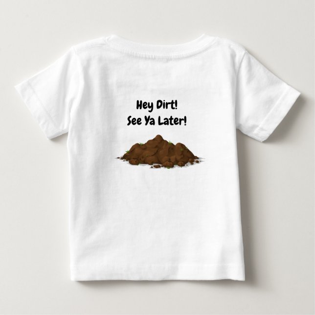 Excavator Shirt Kids (Back)