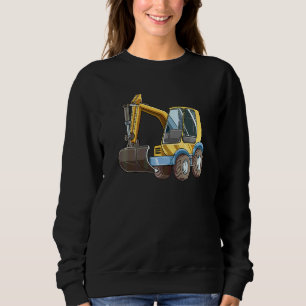 Excavator  Site Manager Construction Site Sweatshirt